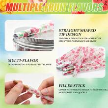 Fruit Flavored Large Size Pre-Rolled Papers - Canned. 50pcs/Can. King Size, Thin & Multi-Flavored, Slow & Even Burning. Extra Paper Filler Included For Convenient Filling, Perfect Gift For Smoking Accessory Hobbyists. Outdoor Companion & Holiday Gift. Party Supplies. - Multicolor - View 4