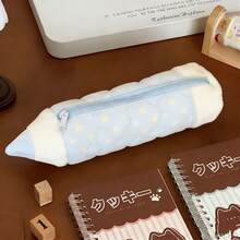 Creative Pencil-Shaped Pencil Case, Fresh Stationery Bag For Middle School Students, Japanese And Korean Style Stationery Storage Pouch - Pencil Case - View 3