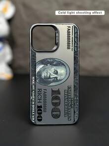 100 Dollar Bill Phone Case RICH Funny Pattern Compatible With IPhone 17/17 Pro/17 Pro Max/16/16 Pro/16 Pro Max/15/15 Pro/15 Pro Max/14/14 Pro/14 Pro Max/13/13 Pro/13 Pro Max/12/12 Pro/12 Pro Max/11/11 Pro/11 Pro Max Also Compatible With Samsung Series Phones - Multicolor - View 2