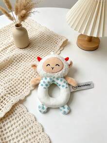 BBSKY 1pc Cute Animal Plush Rattle Toy For Baby Boys And Girls, Built-In Rattle And Crinkle Paper, Sensory Toy For Infant Grasping Training, Suitable As Newborn Baby Gift - Multicolor - View 6