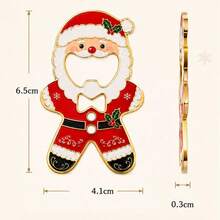 Christmas Bottle Opener Santa Claus Reindeer Gingerbread Man Bottle Opener Fridge Magnet Christmas Hanging Decoration - View 12