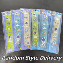 1pc Space Universe Quicksand Ruler, 20cm Straight Ruler, Cute Girl Style Thick Grid Ruler, Back To School Essential, Office & Study Supplies, Halloween, Christmas, Party Favors, Family Reward Gifts, Gifts For Boys And Girls - A - View 6