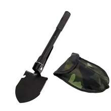 4-In-1 Multifunctional Foldable Portable Car Mud Shovel, Camping Outdoor Iron Spade With Storage Bag - Folding Shovel - View 6