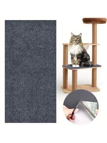 1pc Cat Scratching Pad Sticker, Cat Scratch Board, Cat Scratch Mat Wall Sticker Anti-Cat Climbing Wall Protector Sofa Carpet Protector - 60*30cm - View 5