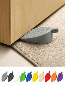 1pc Home And Office Door Wedge Stopper, With Non-Slip Base, Quiet Operation, Movable Door Fixer, Windproof Door Block, Random Color - Multiple Styles - View 6