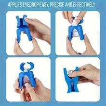 1pc Eye Drop Adapter, Convenient Assistive Tool For Elderly, Caregivers And Home Use, Portable And Easy To Clean, Precise Eye Drop Application, Compatible With Most Eye Drop Bottles - Multicolor - View 4