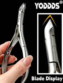 1pc Precision Nail Clipper, Made Of Sharp Stainless Steel Blade, Suitable For Removing Dead Skin And Calluses. Ergonomic Design, Easy To Carry. Ideal Tool For Manicure And Pedicure Care. Durable, Suitable For Home And Nail Salon Use. - Upgraded Version - View 7