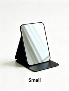 1pc Foldable Portable Makeup Mirror, Adjustable Standing Desktop Vanity Mirror, Elegant Design, Suitable For Daily Use, Student Dorms And Travel, Space-Saving And Sturdy Structure, With Stand Portable Folding Makeup Mirror - Multicolor - View 14