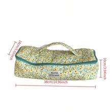 Fashionable Makeup Bag, Large Capacity, Portable Toiletry Bag, Hair Dryer Storage Bag, Curling Iron And Straightener Storage Bag. - Multicolor - View 10