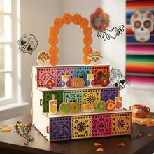 Halloween Altar Ofrenda Día De Muertos Mdf 3mm Desarmable - 1 - Ver 3