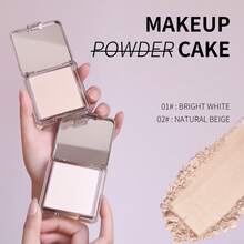 CZEL Kuzi Translucent Silk Setting Powder Compact, Touch-Up Loose Powder, Matte Powder, Oil-Control, Non-Cakey, Refreshing And Lightweight - 01#Bright White - View 5