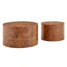 طاولات متداخلة - بني + MDF - مشاهدة 6