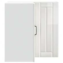 vidaXL Lucca Armario de pared de cocina de esquina blanco brillante - Blanco - Ver 6