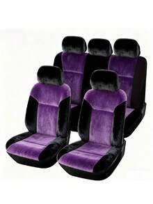 Winter Arctic Fleece Car Seat Cover Full Coverage Thickened Fleece Warm Anti-Slip Non-Shedding Seat Cover - Car Seat Covers - View 13