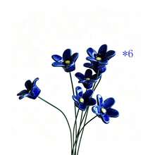 6pcs/10pcs Handmade Ceramic Artificial Flowers, Home Decor, Vase Arrangement, Suitable For Living Room, Garden Decoration, Ceramic Floral Decor, Ideal Gift And Wedding Decoration. Timeless Elegant Design, Easy To Clean And Reusable. - Multicolor - View 19