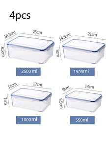 Refrigerator Fruit Storage Container With Detachable Drain Basket, Sealed And Stackable To Keep Food Fresh. Dishwasher Safety. Berries, Vegetables, Agricultural Product Baskets, Filters, Refrigerators, Suitable For Microwave Ovens - S+M+L - View 18