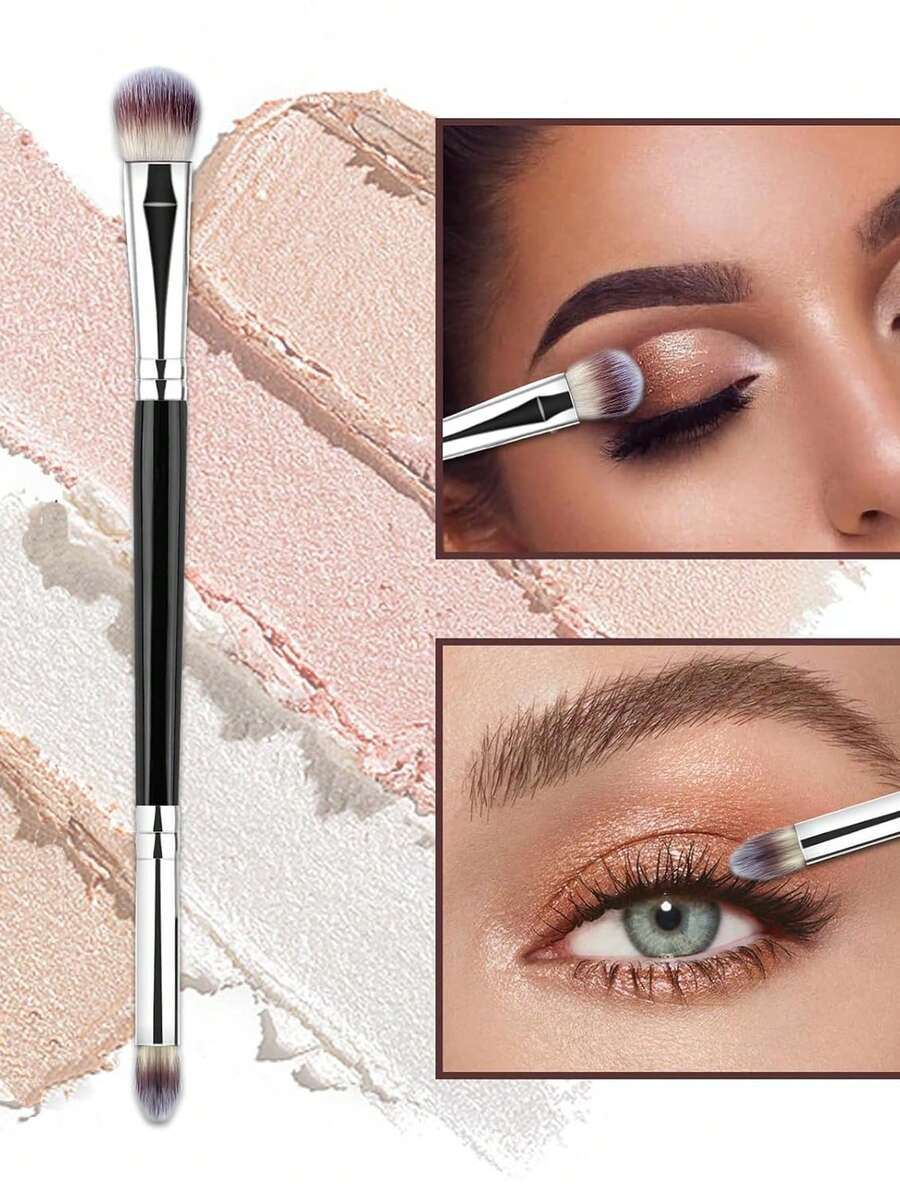 5pcs/2pcs/1pc Eyeshadow Brush Eye Makeup Brush Professional Blending Eyeshadow Makeup Brushes For Concealer Eyebrows Eyeliner Soft Hairs Makeup Tool - Black - View 1