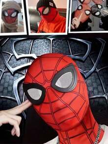 asmodee Prank Spider-Man Mask Head Cover, Funny Costume Mask For Halloween, Christmas, Party Cosplay (Random Style, Slight Variations In Craftsmanship) - A - View 5