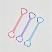 Bộ 2 món/1 set dụng cụ tập giãn cơ tại nhà đa năng bằng silicone gel unisex, dây kháng lực hình số 8 cho vai và lưng + dây kháng lực đạp chân 6 ống, phù hợp giãn cơ chân, tay, lưng và mở ngực - Nhiều màu - Xem 10