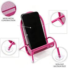 1pc Cute Chair Shaped Phone Stand, Universal Slouchy Desktop Phone Holder, Stable Non-Slip Bedside Stand, Phone Accessories, Office Desk Accessories - Multicolor - View 9