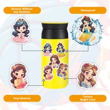 somoving 50pcs Cute Cartoon Little Princess DIY Kids Stickers - Multicolor - View 9