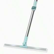 Squeegee Lantai Silikon Baja Tahan Karat, Pengikis Pembersih Basah dan Kering untuk Kamar Mandi & Kaca - Versi yang ditingkatkan - View 3