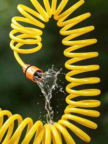 Garden Spring Hose 7.5m-30m, Spring Irrigation Hose With High Pressure Long Spray Gun, Suitable For Car Washing, Yard Watering, Outdoor Cleaning - A - View 5