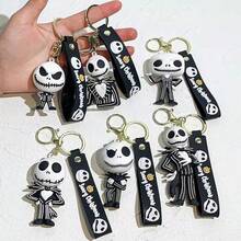 Disney 1 buah Gantungan Kunci Seri Mimpi Buruk Natal, Bahan PVC, Figur Tengkorak Jack yang Dipersonalisasi, Cocok untuk Dekorasi Liontin Ransel, Hadiah Pesta yang Sempurna, Hadiah Liburan untuk Penggemar - Beraneka warna - View 5