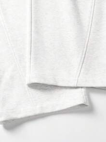 Blueprint Man 1pc Men's Long Pants Solid Color Drawstring Elastic Waist Loose Drape Knit Fabric Soft Skin-Friendly Durable Easy Care Machine Washable Dry Cleanable Casual Relaxed Versatile Style Daily Friends Gathering Commute Office Wear Men's Clothing - Light Grey - View 10