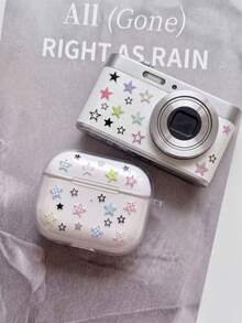 2 Styles Colorful Plaid Star Decorative Stickers, Fresh Contrast Color Minimalist Style, Suitable For Phone Cases, Tablets And Other Electronic Device Shells, Daily Items Surface Decoration - Decorative Stickers - View 2