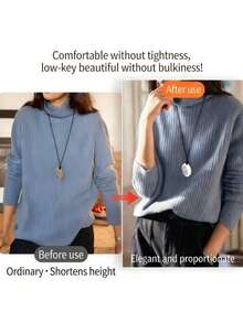 1 Buah/2 Buah Sabuk Pengikat Bawah Baju yang Tak Terlihat, Korset Pinggang Tak Terlihat untuk Kaos dan Kemeja, Tidak Menonjol, Mempersingkat Pakaian Panjang - Beraneka warna - View 9