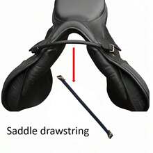 1pc British Saddle Grip Handle, Saddle Accessory, Used For Balance Handle And Riding Seat Accessory - Black - View 3