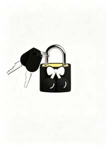 Cherry Decor Mini Padlock With 2 Keys, Small Travel Lock For Backpacks, Lockers And Gym Bags, Essential For School, Outdoor Travel And Student Dorms, Durable Combination Lock Alternative - Multicolor - View 11