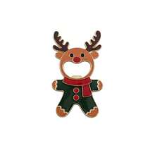 Christmas Bottle Opener Santa Claus Reindeer Gingerbread Man Bottle Opener Fridge Magnet Christmas Hanging Decoration - View 3