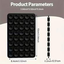 2pcs Silicone Adhesive Phone Holder, Non-Slip Silicone Adhesive Phone Stand, Phone Case Bracket, Hands-Free Phone Accessory, Selfie And Video Stand, Multi-Functional Phone Accessory, Suitable For All Models - Multicolor - View 2