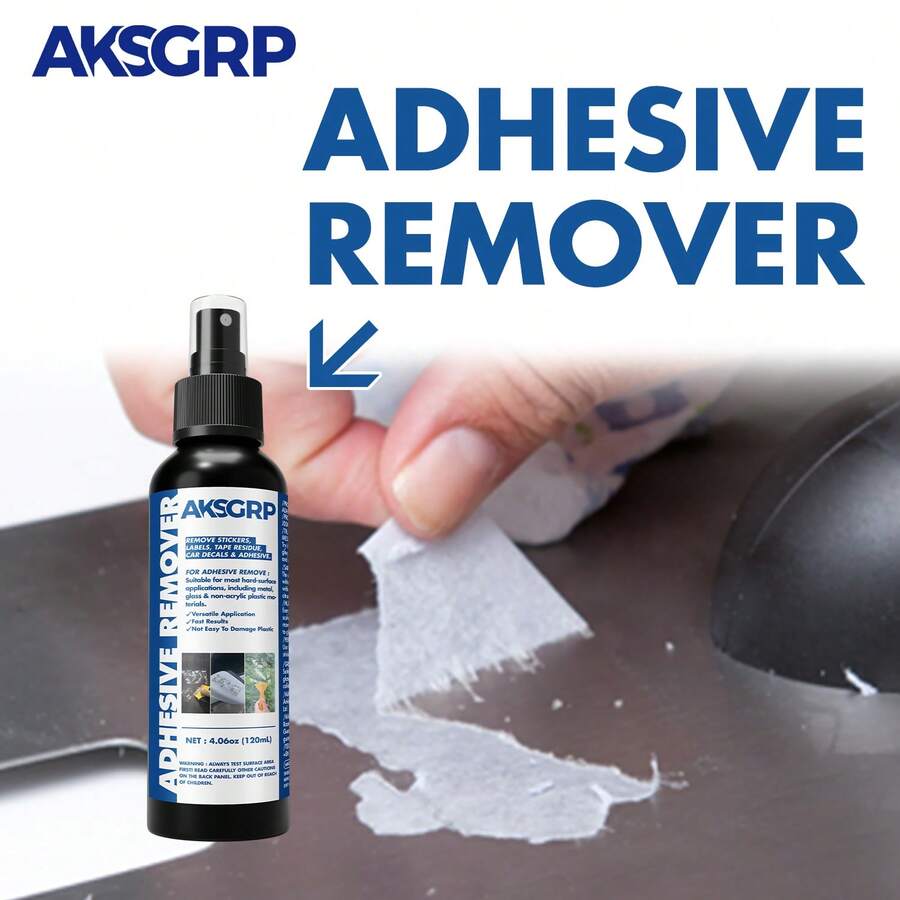 Multi-Purpose Glue Remover 120ml - Residue-Free Quick-Acting Non-Scratch - Home Automotive Office Stickers Double-Sided Tape Label Residue - Popular Cleaning Pick - 120ml - View 1