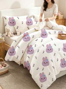 Disposable Oversized Extra-Wide 4-Piece Bedding Set For Hotel Stays, Disposable Bed Sheets And Pillowcases, Travel Essentials - Multicolor - View 2