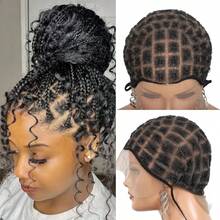 Full Lace Crochet Wig Cap With Natural Knots And Baby Hair, Suitable For Glueless Woven Wigs, Lace Front Woven Wig Cap For Wig Making, Compatible With Various Crochet Hair Colors And Textures - View 2