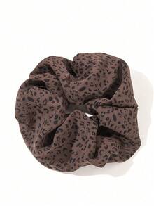 2/1 buah Ikat Rambut Kain Motif Leopard Cokelat, Gaya Vintage Sederhana Sempurna untuk Kerja dan Jalan-jalan, Gaya Rambut Ekor Kuda Retro Rapi, Aksesori Rambut yang Cocok untuk Sehari-hari - Beraneka warna - View 10
