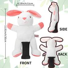 1PC Cute Cartoon Animal Plush Golf Club Head Cover, Multiple Styles Of Tiger Rabbit Panda, Suitable For Fairway Golf Clubs, Soft Fluffy Golf Wood Protective Sleeve For Outdoor Golf Entertainment - Multicolor - View 10