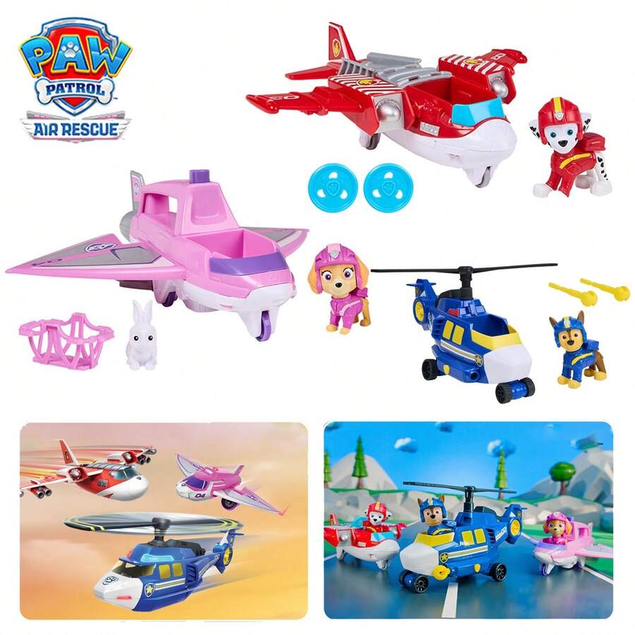 Bộ đồ chơi trực thăng cứu hộ Paw Patrol Air Rescue – Máy bay và nhân vật Spin Master, quà sinh nhật đồ chơi cứu hộ cho bé trai và bé gái - Nhiều màu - Xem 1