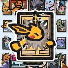 asmodee 49pcs Graffiti Pokemon Cards, Fun Creative Pokemon Peripheral Stickers, Decorative Water Cup Stickers - Multicolor - View 3