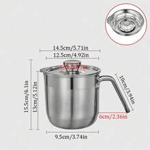 LAISONWARE 1Set Premium 18/8 Stainless Steel Egg Separator With Collection Bowl - Easy Yolk & White Divider, Baking Tool For Christmas Baking & Holiday Pastry Prep - Multicolor - View 4