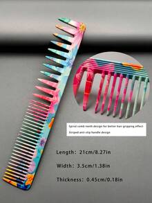 Professional Salon Hair Cutting Tools, Hair Cutting Comb, Easy-To-Use Styling Hair Comb, Essential Home Styling Comb, Tail Comb, Women's Hair Comb, Men's Hair Comb, Etc. - Multicolor - View 7