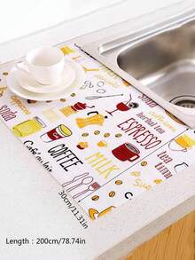 1 Roll 30*200cm Multipurpose Kitchen Lining, Non-Adhesive Cartoon Foam Print Moisture & Water Proof, Oil Proof For Wardrobe & Slippers, For School, Office, Home Use, Travel, Back To Classroom - Multicolor - View 7