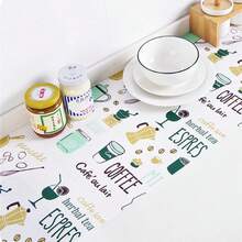 1 Roll 30*200cm Multipurpose Kitchen Lining, Non-Adhesive Cartoon Foam Print Moisture & Water Proof, Oil Proof For Wardrobe & Slippers, For School, Office, Home Use, Travel, Back To Classroom - Multicolor - View 3