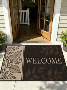 1pc Outdoor Non-Slip Door Mat, Indoor Carpet, Bathroom Mat, Kitchen Mat, Decorative Rug, Multi-Functional Hallway Mat, Soft & Comfortable, Easy To Clean, Suitable For Indoor/Outdoor Entryway, Bedroom, Home Decor - Multicolor - View 3