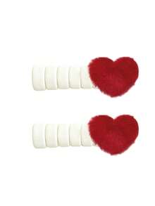 Cute Heart-Shaped Door Handle Cover – Anti-Collision & Bump Protection – Universal Fit For Bedrooms – Protective & Decorative Home Accessory, Home Decor, Christmas Decor - Multicolor - View 16