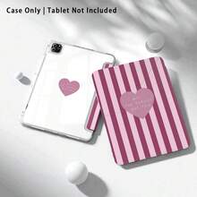 條紋與其他圖案彩繪效果平板保護殼，內置筆槽，相容於 Apple 10代/A16 11代/Air 11 保護殼，相容於華為保護殼 MatePad SE 11/MatePad 11/MatePad 11.5 2025，適用於榮耀 Pad 8/9/10/X8/X8A/X9，相容於三星/及其他熱門機型 - 款式33 - 查看 3