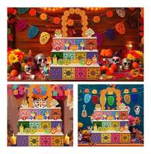 Halloween Altar Ofrenda Día De Muertos Mdf 3mm Desarmable - 1 - Ver 4